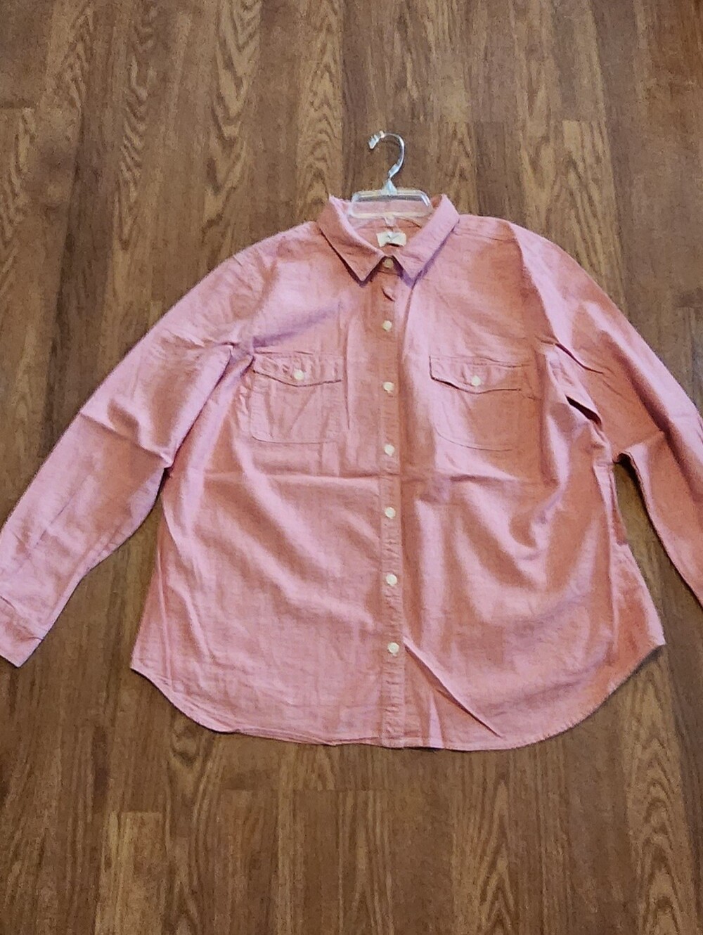 Old Navy Red-Pink Button Down Shirt